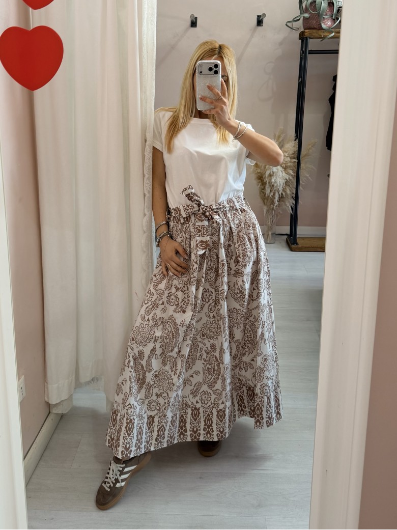 Vestito lungo ATENE beige