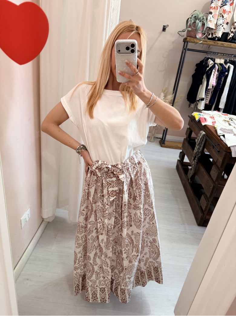 Vestito lungo ATENE beige