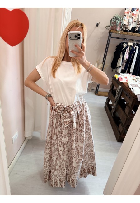 Vestito lungo ATENE beige