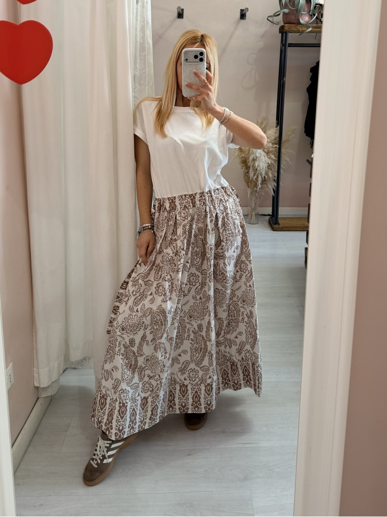 Vestito lungo ATENE beige