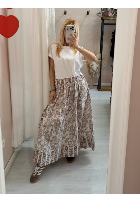 Vestito lungo ATENE beige