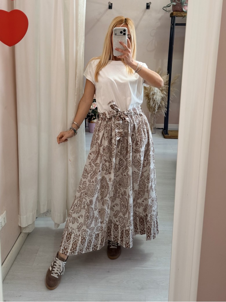 Vestito lungo ATENE beige