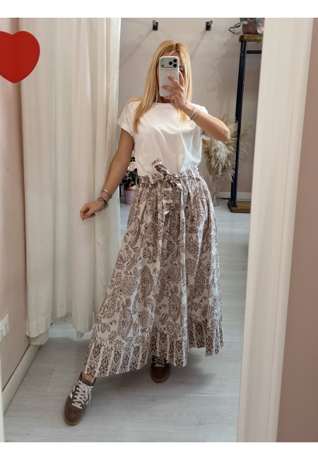 Vestito lungo ATENE beige