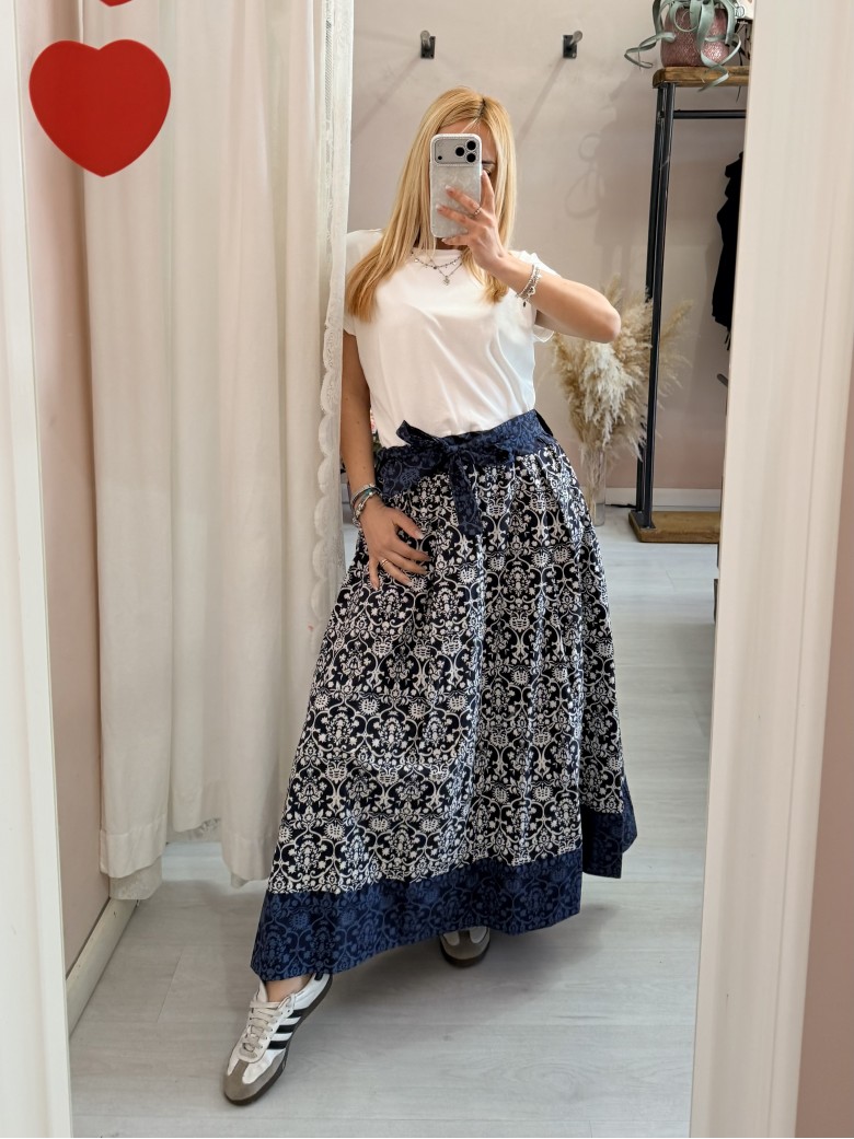 Vestito lungo ATENE blu