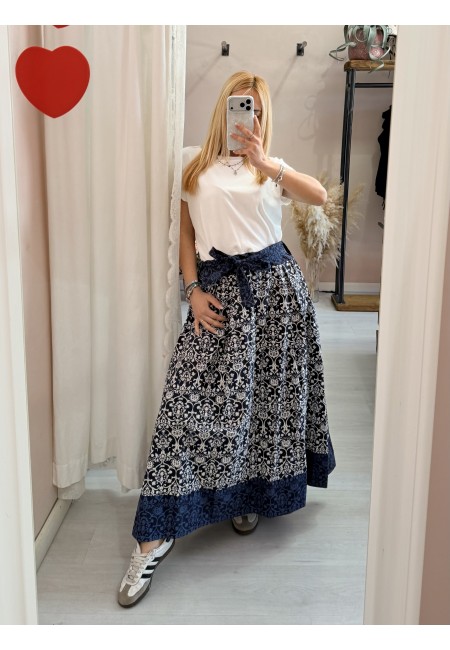 Vestito lungo ATENE blu