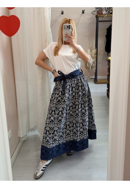 Vestito lungo ATENE blu