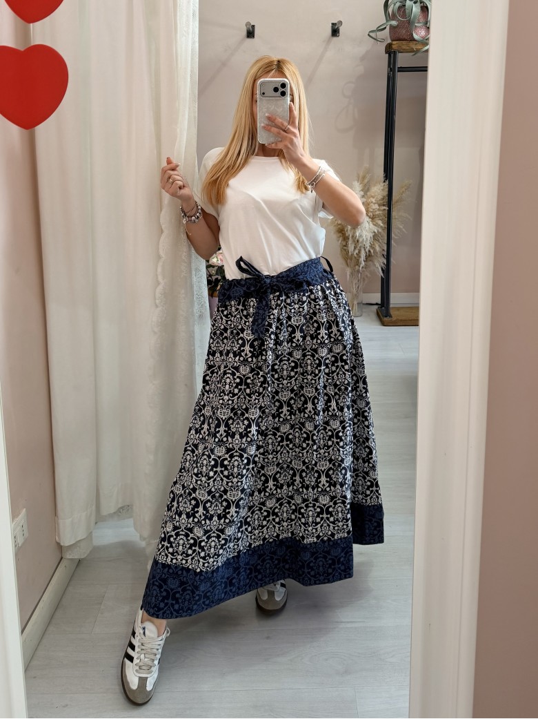 Vestito lungo ATENE blu