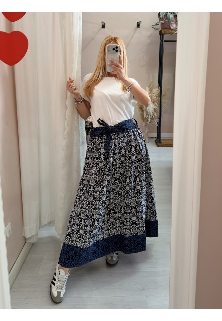 Vestito lungo ATENE blu