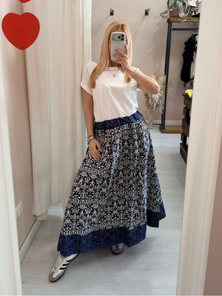 Vestito lungo ATENE blu