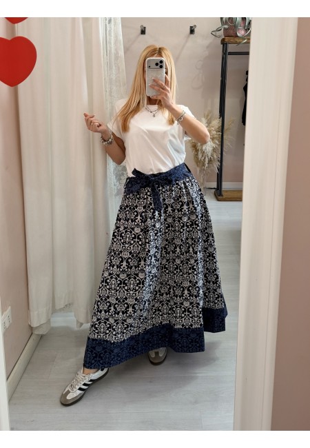 Vestito lungo ATENE blu