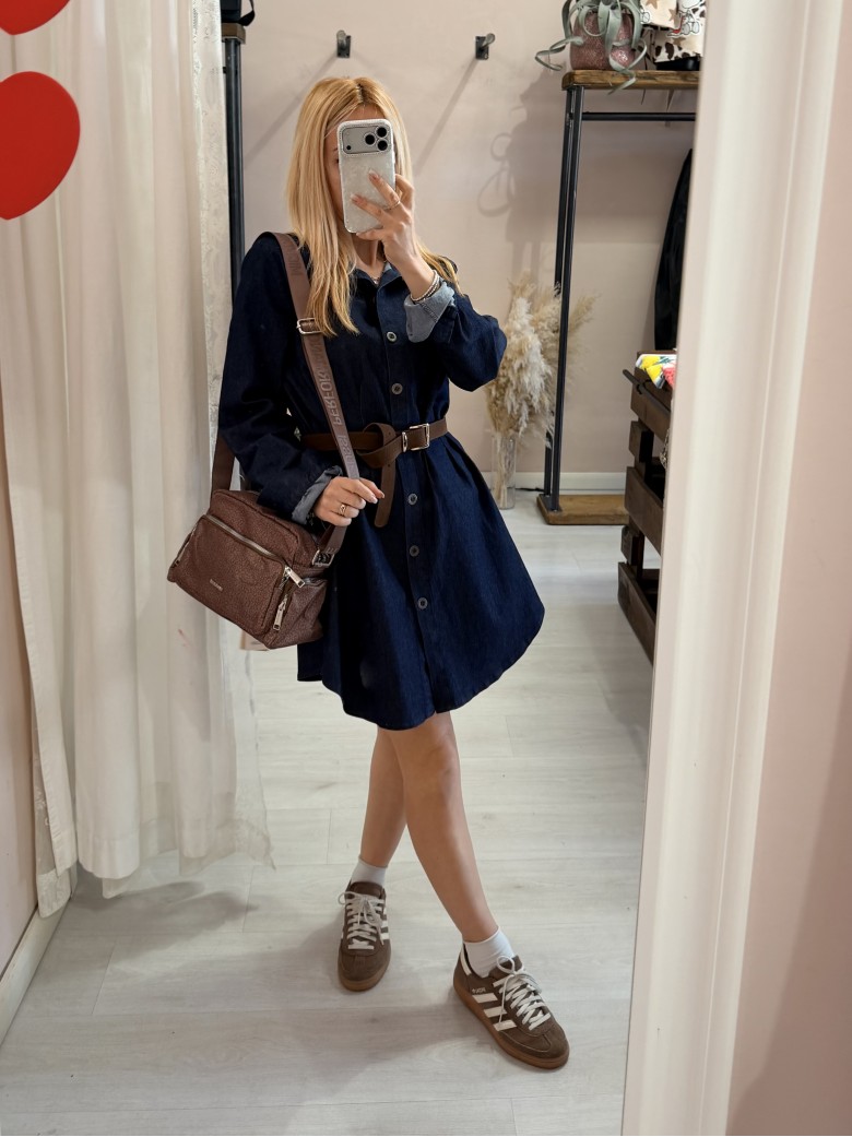 Borsetta borbon piccola marrone