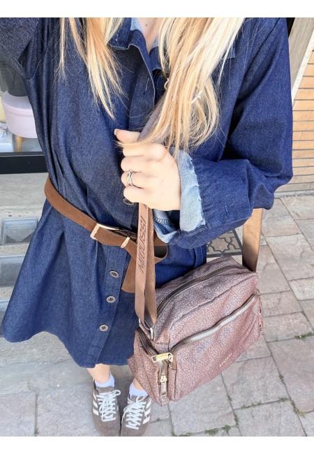 Borsetta borbon piccola marrone