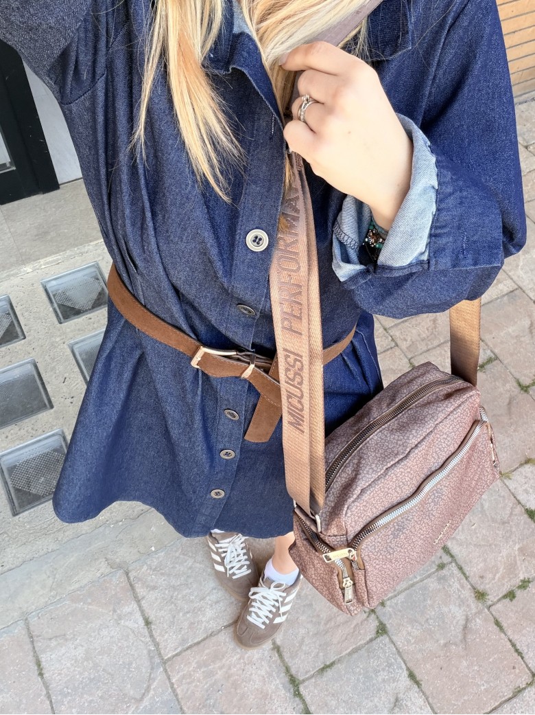 Borsetta borbon piccola marrone