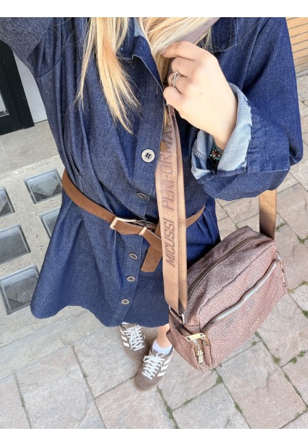 Borsetta borbon piccola marrone