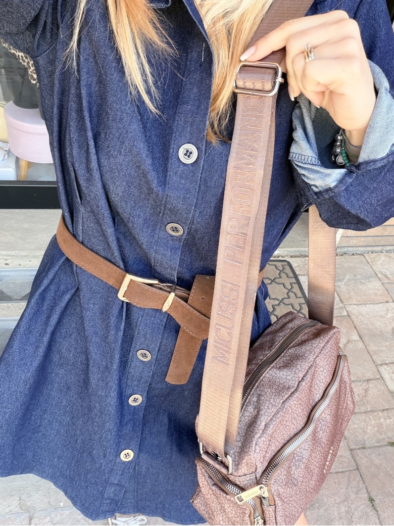 Borsetta borbon piccola marrone