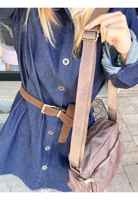 Borsetta borbon piccola marrone