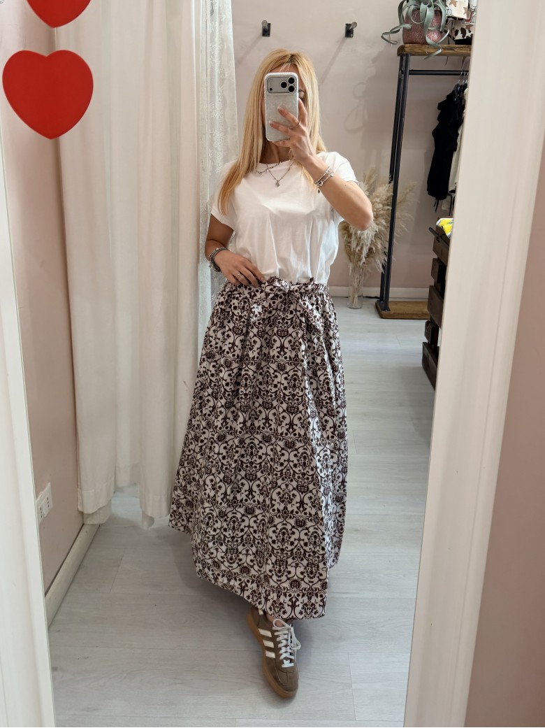 Vestito lungo ATENE marrone