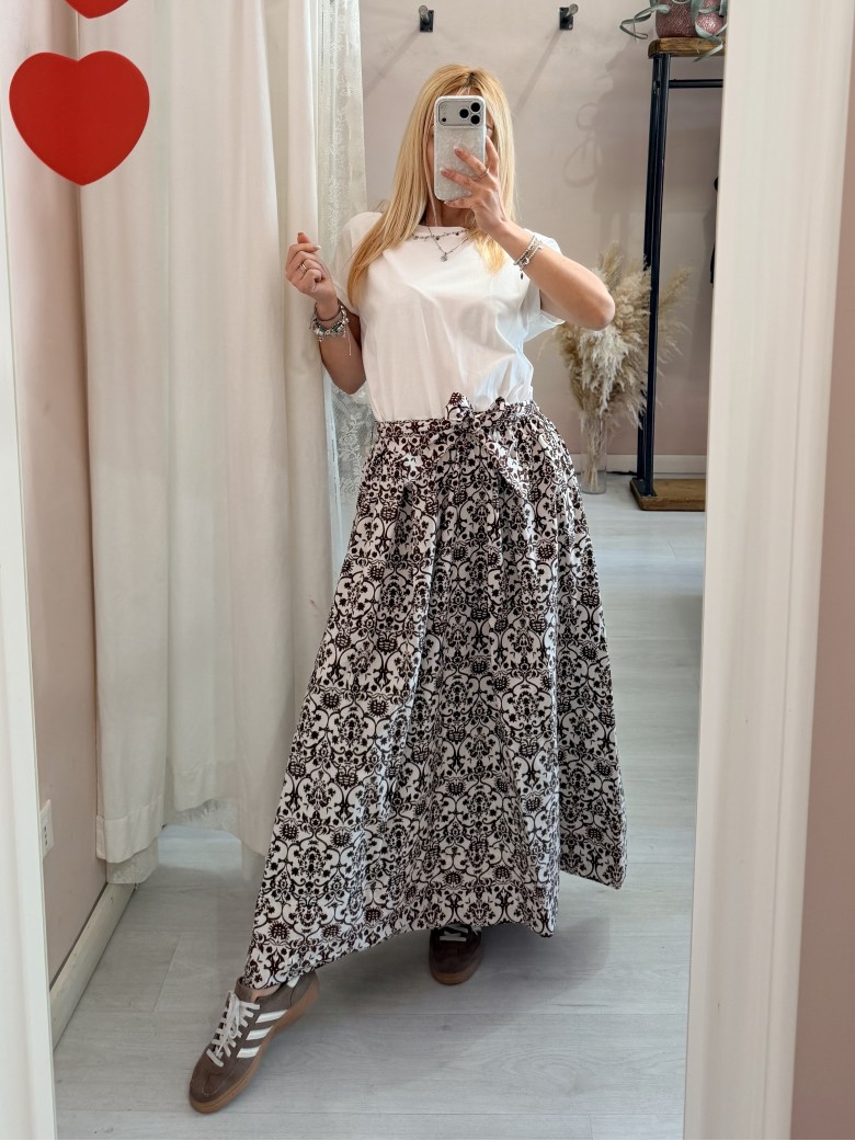 Vestito lungo ATENE marrone