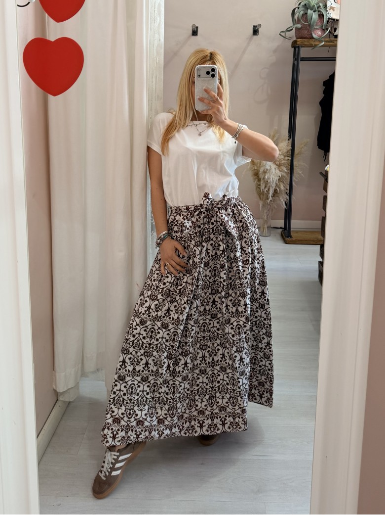 Vestito lungo ATENE marrone