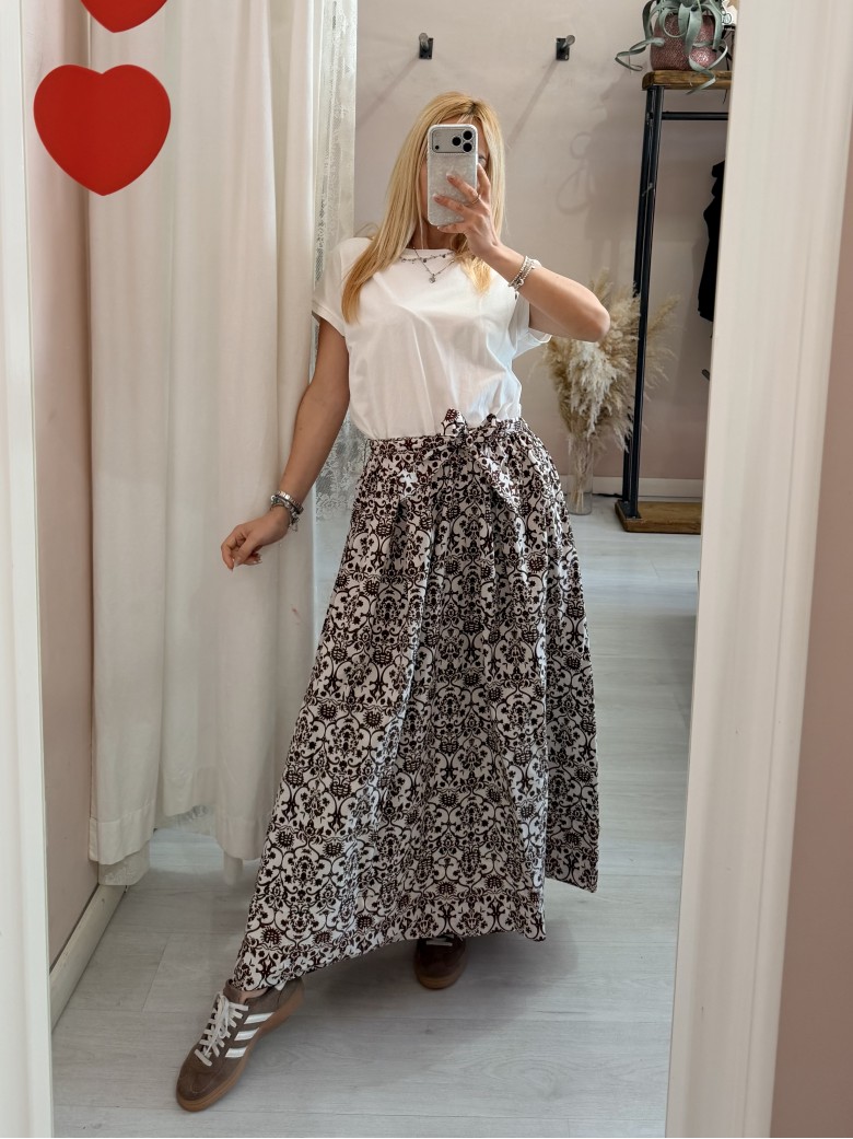 Vestito lungo ATENE marrone