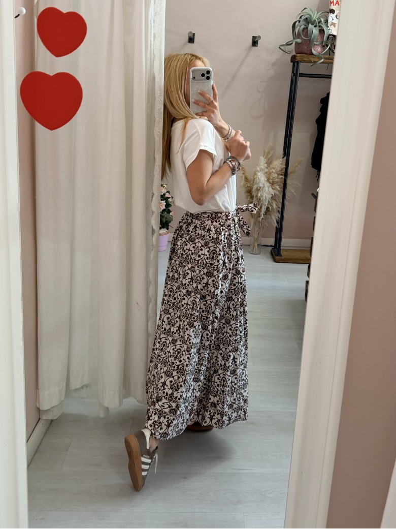 Vestito lungo ATENE marrone