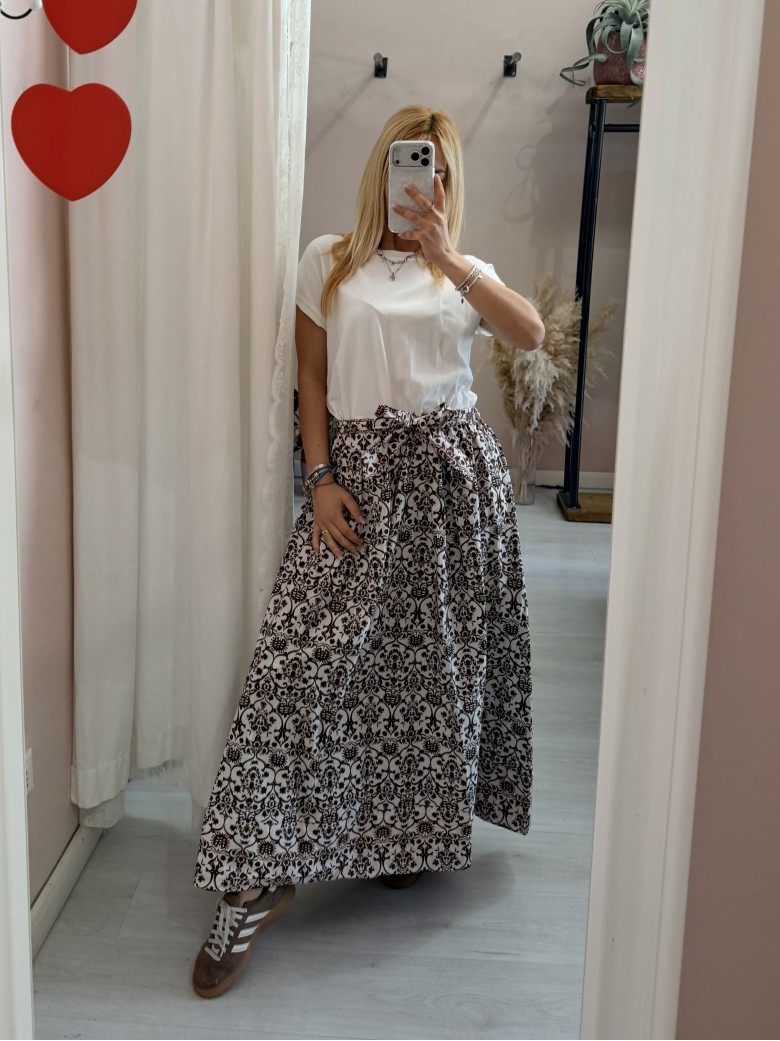 Vestito lungo ATENE marrone