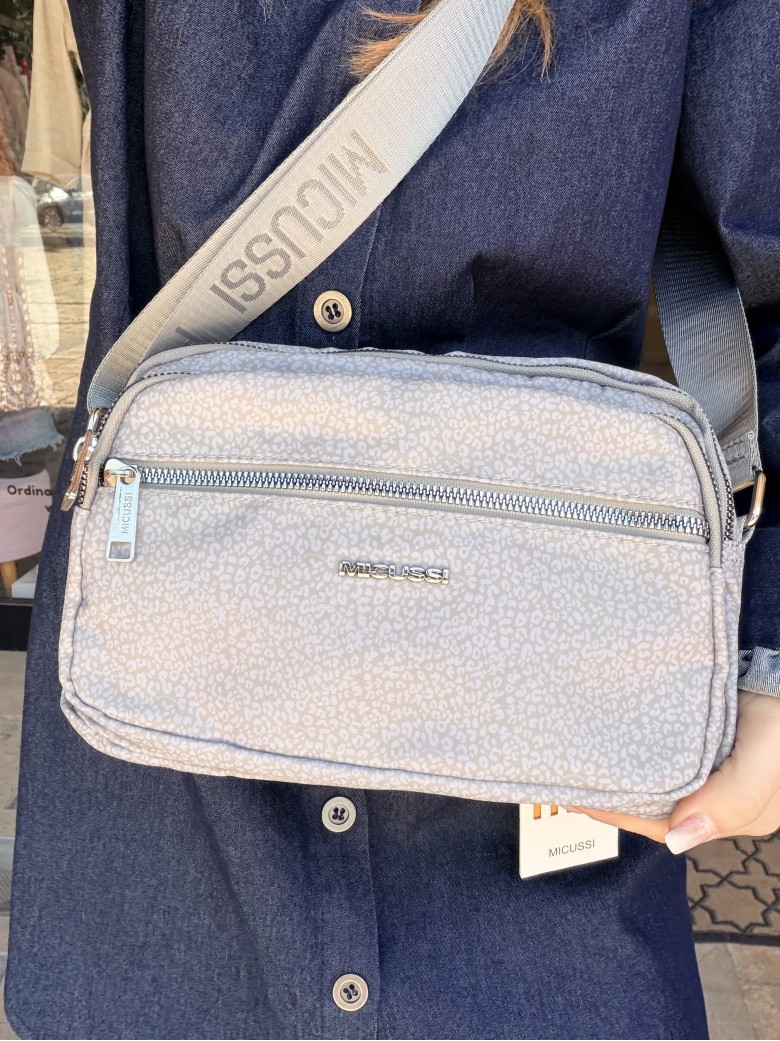 Borsetta borbon piccola grigia