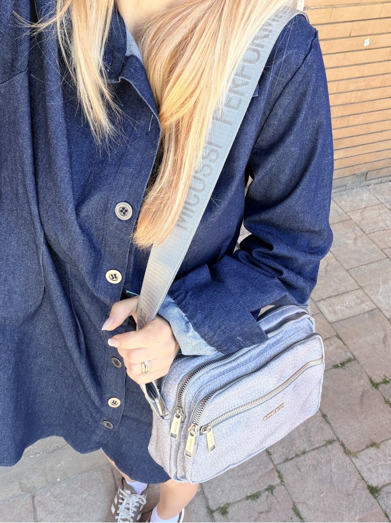 Borsetta borbon piccola grigia