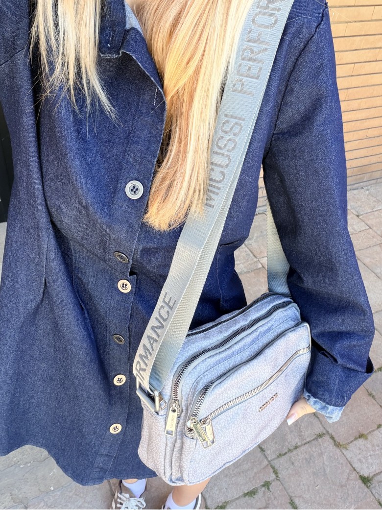 Borsetta borbon piccola grigia