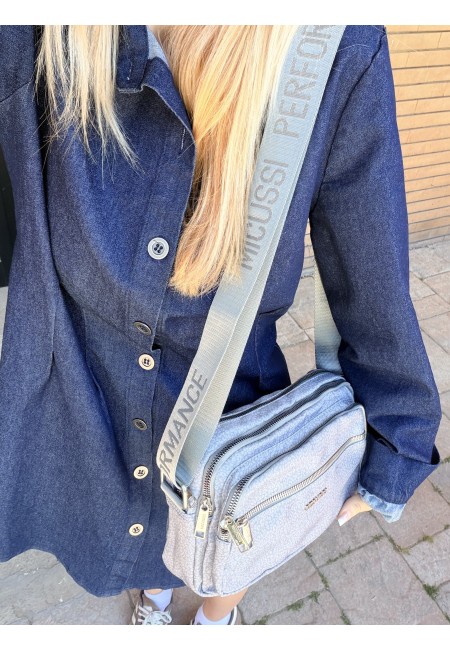 Borsetta borbon piccola grigia