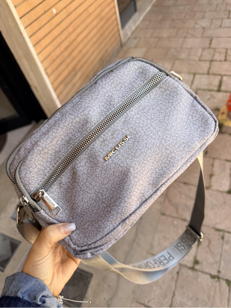 Borsetta borbon piccola grigia