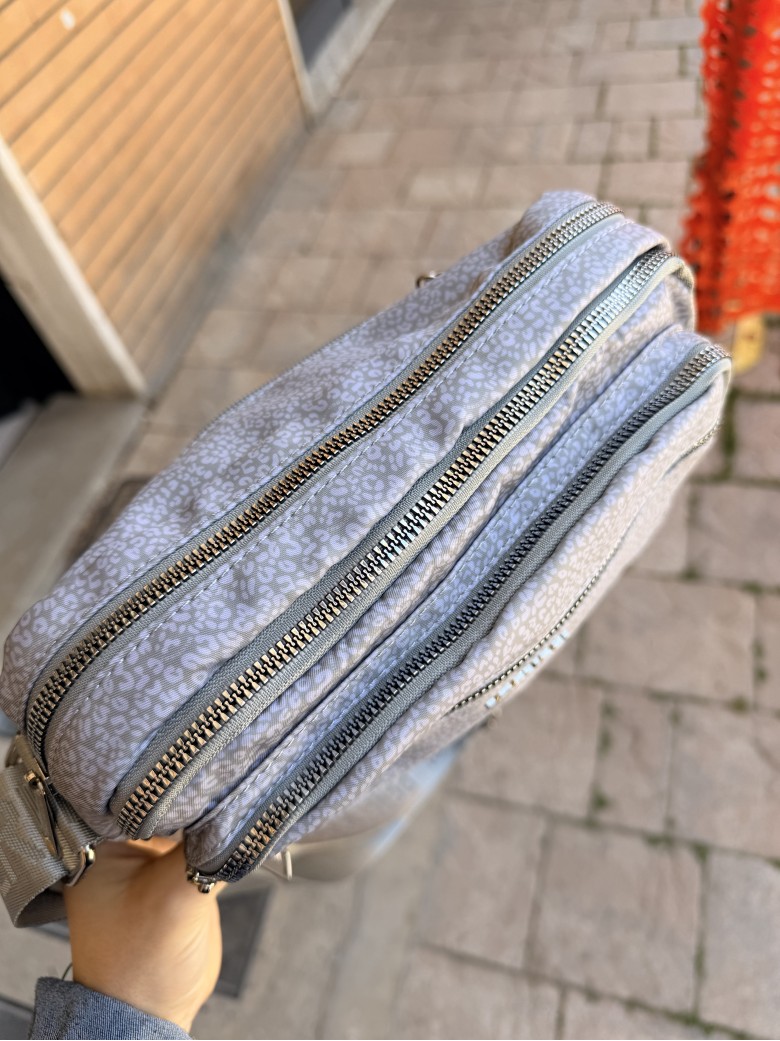 Borsetta borbon piccola grigia