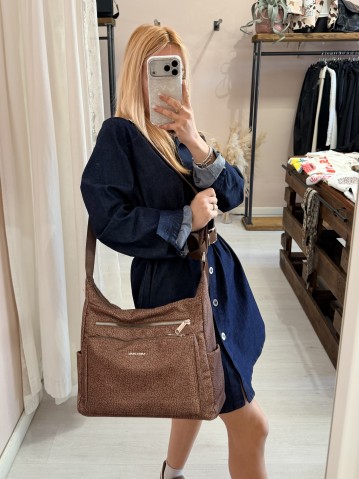 Borsa borbon grande marrone 2