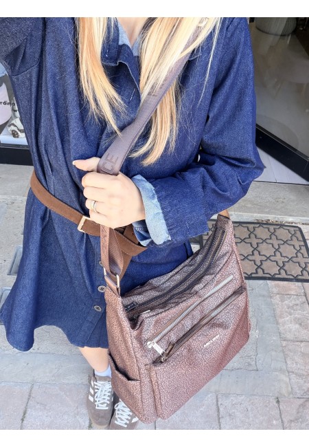 Borsa borbon grande marrone