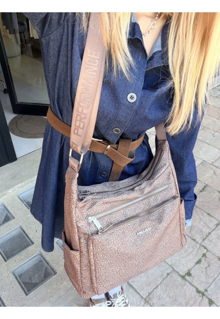 Borsa borbon grande marrone