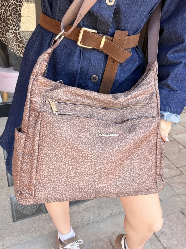 Borsa borbon grande marrone