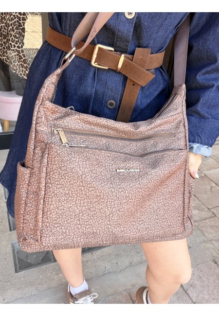 Borsa borbon grande marrone