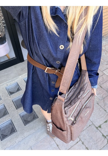 Borsa borbon grande marrone