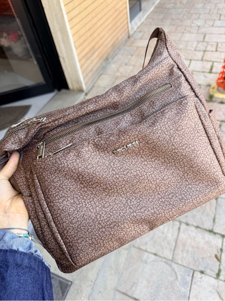 Borsa borbon grande marrone