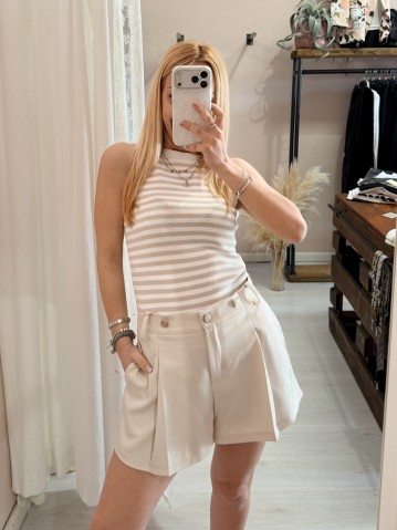 Pantaloncini GAIA beige