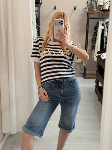 Pantaloncini di jeans CAPRI pinocchietto 2