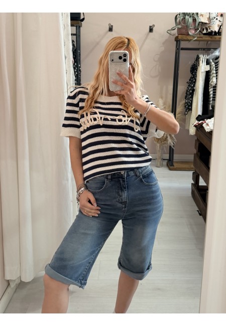 Pantaloncini di jeans CAPRI pinocchietto