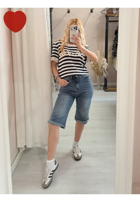 Pantaloncini di jeans CAPRI pinocchietto