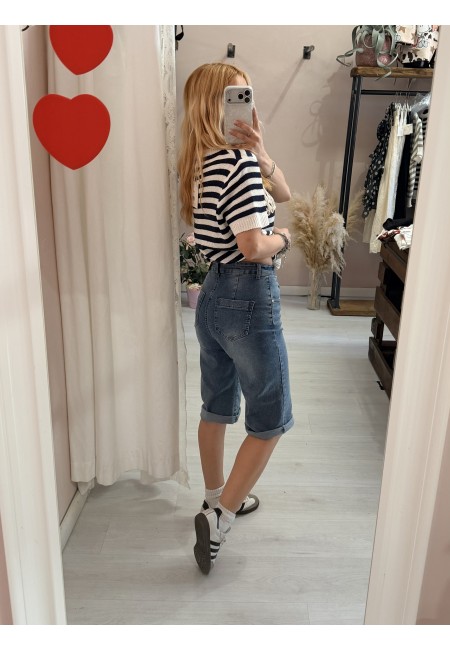 Pantaloncini di jeans CAPRI pinocchietto