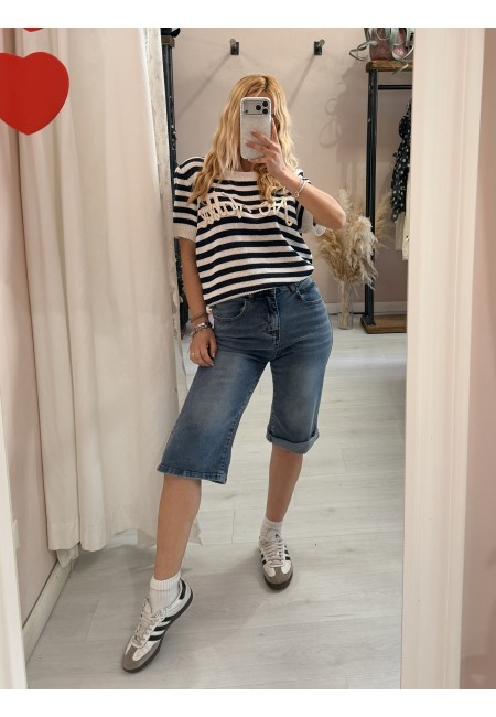 Pantaloncini di jeans CAPRI pinocchietto