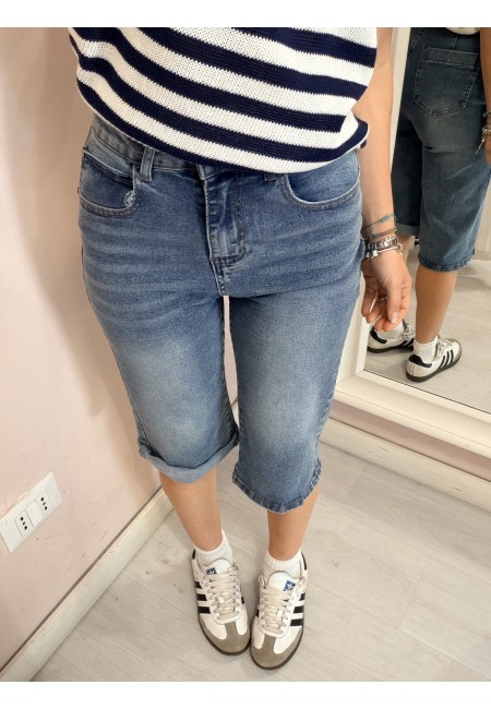 Pantaloncini di jeans CAPRI pinocchietto
