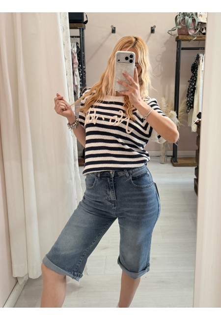 Pantaloncini di jeans CAPRI pinocchietto