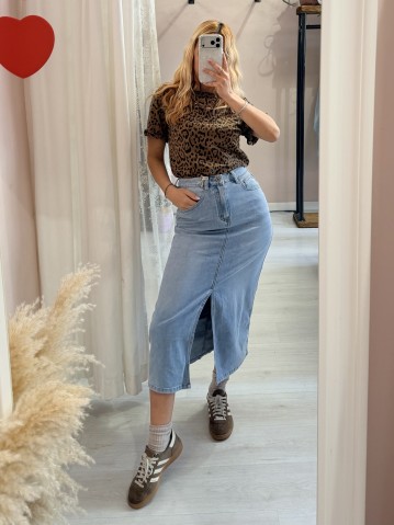 Gonna di jeans LONGUETTE 2