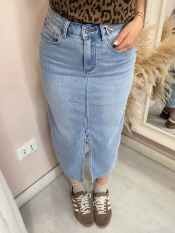 Gonna di jeans LONGUETTE