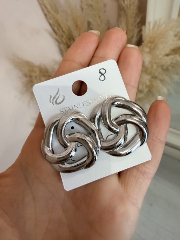 Orecchini PERISSA gold o silver 2